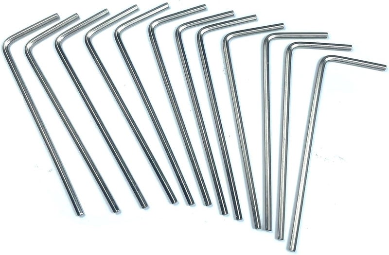 ZDingTech 12pcs 1/16 Allen Wrench sets,1/16" Hex Key Wrench set,allen key Door Key L Shaped hex wrench set with Long Arm. - Image 1